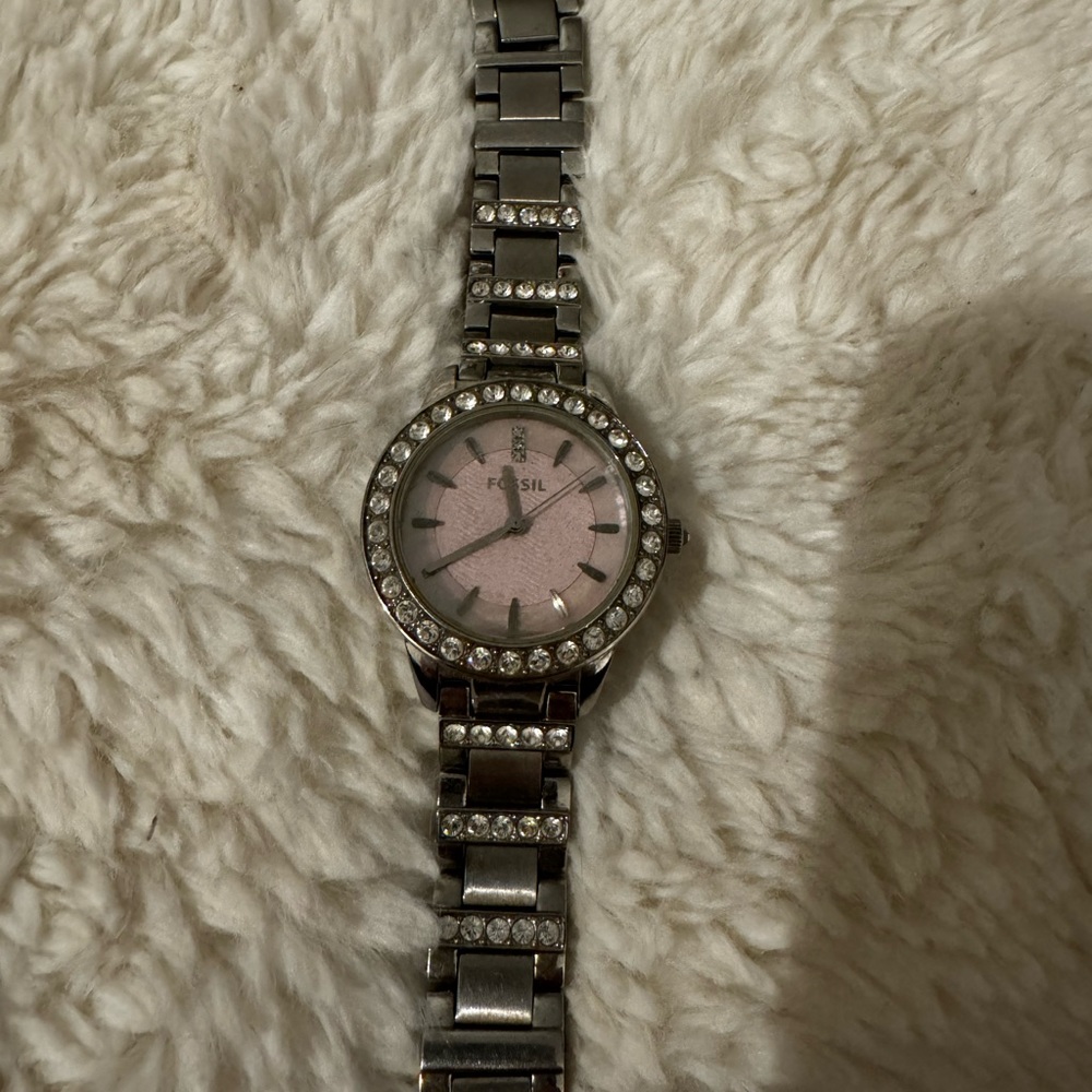 Pink Fossil Watch